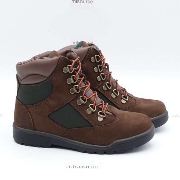 NEW Timberland 6 Inch Field Boots TB-044992-214 Brown - Picture 3 of 8